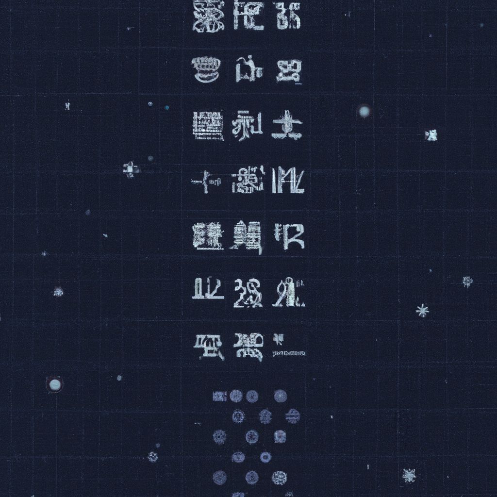 宇宙上的数字有哪些英语