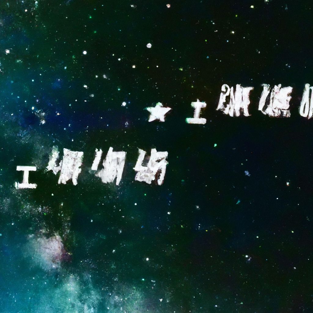 宇宙中的星星哪里来的英文